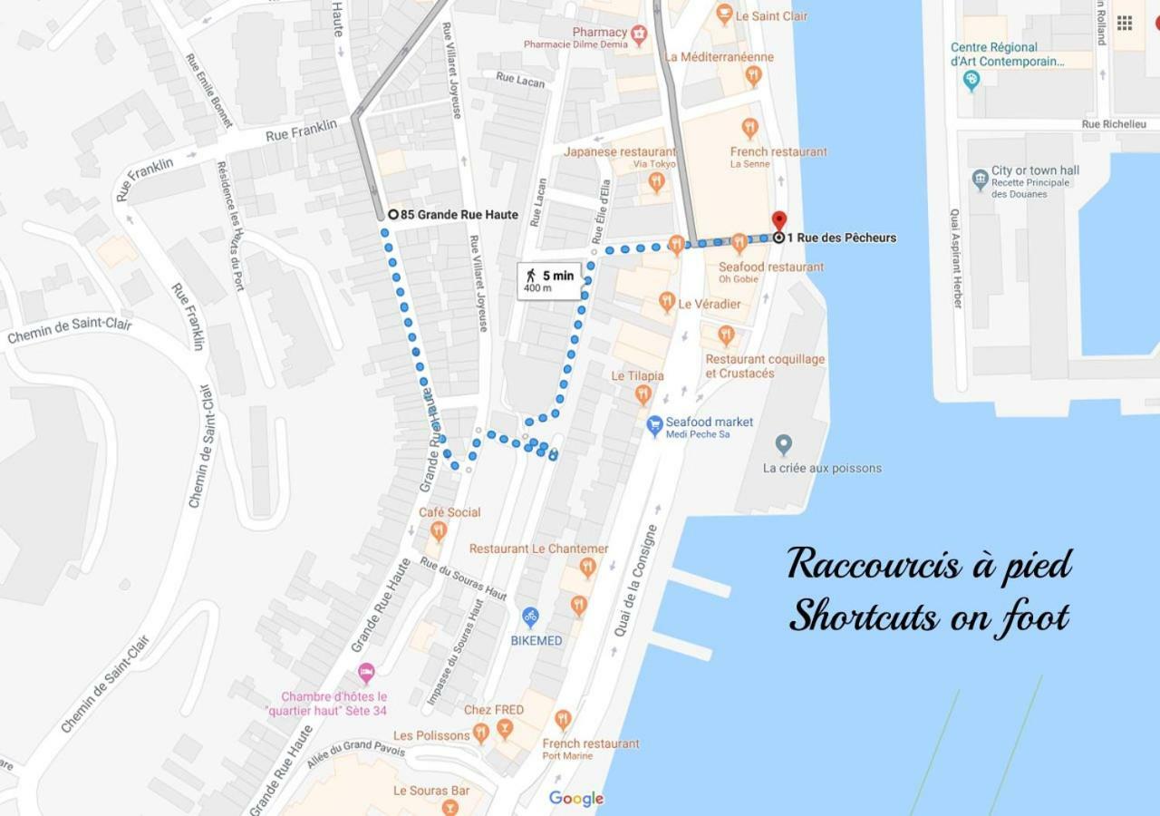 Le Pouffre, Maison De Pecheur Au Quartier Des Artistes, Clim, Wifi Sète Exterior foto